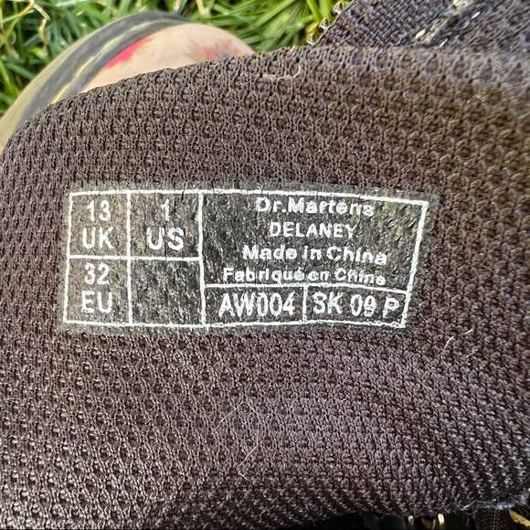 Limited Dr. Martens Delaney Floral Boots (Size 1) - Picture 11 of 11